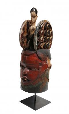 Janus Mask with Horned Figure - 4588901