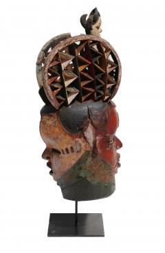 Janus Mask with Horned Figure - 4588902