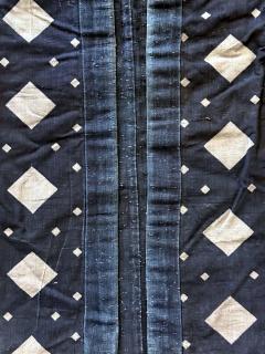 Japanese Antique Farmer Jacket with Bold Katazome Resistant Dye - 4812887