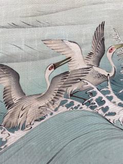Japanese Antique Fusuka Textile Art Meiji Period - 1264772
