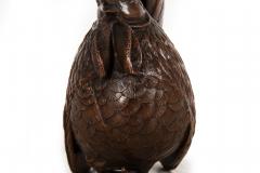 Japanese Antique Meiji Period Bronze Sculpture Okimono of a Rooster - 4570660