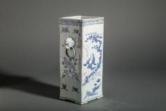 Japanese Antique Sometsuke Ceramic Vase - 3686400