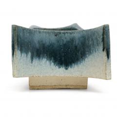 Japanese Asymmetrical Ceramic Vessel - 4243056