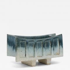 Japanese Asymmetrical Ceramic Vessel - 4243296