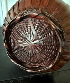Japanese Bamboo Basket Ikebana Meiji Period - 4439352