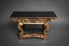 Japanese Black Lacquer Alter Table - 3712479