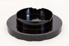 Japanese Black Lacquer Footed Tray - 1353929