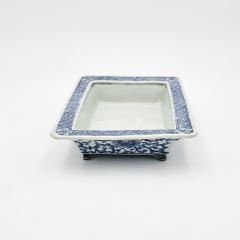 Japanese Blue and White Ikebana Container circa 1920 - 3738423