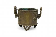 Japanese Bronze Bamboo Handle Jardiniere - 4667736