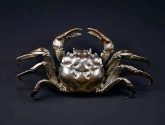 Japanese Bronze Crab Okimono Meiji Signed Yasunosuke - 4472153
