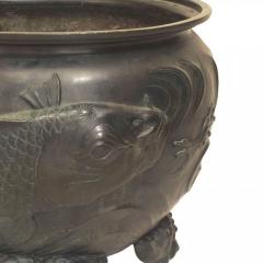 Japanese Bronze Patinated Footed Pot - 4322064