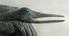 Japanese Bronze Sculpture Pair of Cranes - 1619466