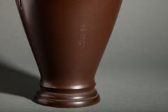 Japanese Bronze Vase with Finch on Grape Vine - 4752026