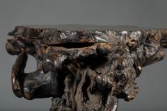 Japanese Burl Wood Stand - 2293333