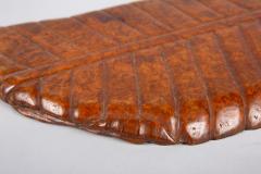 Japanese Carved Burl Banana Leaf Tray - 1320027