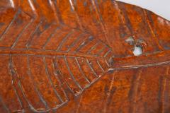 Japanese Carved Burl Banana Leaf Tray - 1320028