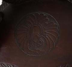 Japanese Carved Dragon Armchair c 1900 - 3448026