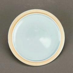 Japanese Celadon Lidded Vessel Mizusashi by Uichi Shimizu - 3459855