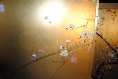 Japanese Cherry Blossom Byobu screen signed - 4644915