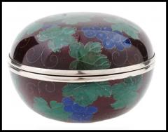 Japanese Covered Grape Plique A Jour Enamel Kogo - 3901848