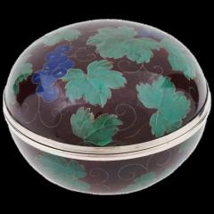 Japanese Covered Grape Plique A Jour Enamel Kogo - 3901852