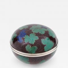 Japanese Covered Grape Plique A Jour Enamel Kogo - 3912781