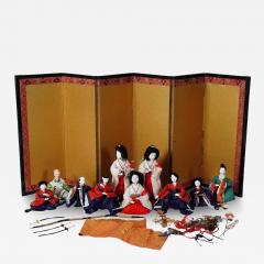 Japanese Doll Set With Screen And Other Pieces - 4204000