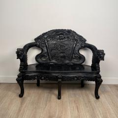 Japanese Dragon Bench 19th Century - 2683664