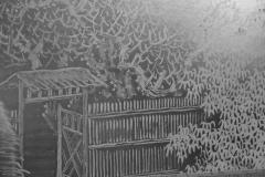 Japanese Eight Panel Screen Modern Chinese School Coastal Mountain Landscape - 1279897