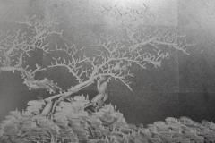Japanese Eight Panel Screen Modern Chinese School Coastal Mountain Landscape - 1279898