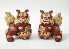 Japanese Export Porcelain Foo Dogs - 2108126
