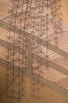 Japanese Five Panel Screen Uji Bridge - 3015621