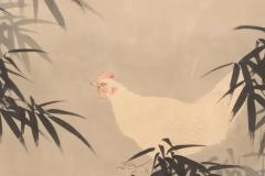 Japanese Four Panel Paper Screen - 4131070