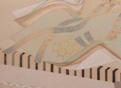 Japanese Four Panel Screen A Scene from the Tails of Genji - 4170497