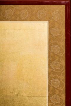 Japanese Four Panel Screen Autumn Flowers - 1631403