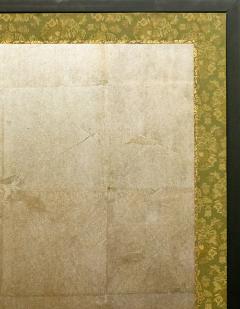 Japanese Four Panel Screen Moonlit Plum in Bloom with Bamboo  - 1353910