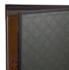 Japanese Four Panel Screen Nadeshiko on Gold Leaf - 3096230