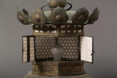 Japanese Gilded Bronze Hanging Garden Lantern - 305057