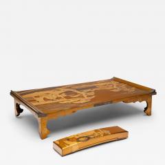 Japanese Gilt Lacquer Writing Desk Poem Box - 4196674