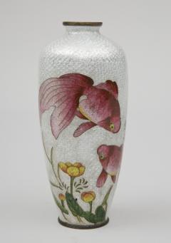 Japanese Ginbari Cloisonne Vase Meiji Period - 226609