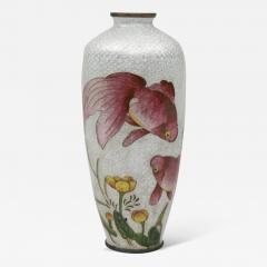 Japanese Ginbari Cloisonne Vase Meiji Period - 227431