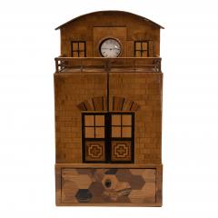 Japanese House Box Specimen Wood Men s Dressing Box Japan circa 1900  - 2181750