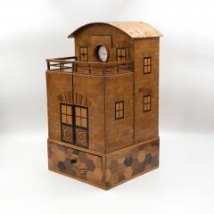 Japanese House Box Specimen Wood Men s Dressing Box Japan circa 1900  - 2181755