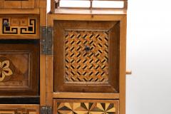 Japanese House Box Specimen Wood Men s Dressing Box Japan circa 1900  - 2181759