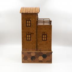 Japanese House Box Specimen Wood Men s Dressing Box Japan circa 1900  - 2181760