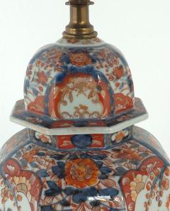 Japanese Imari Covered Jar circa 1880 Now a Lamp - 4145781