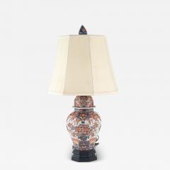 Japanese Imari Covered Jar circa 1880 Now a Lamp - 4148677
