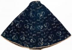 Japanese Indigo Ikat Traveling Cape - 2773814