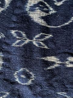 Japanese Indigo Ikat Traveling Cape - 2773821