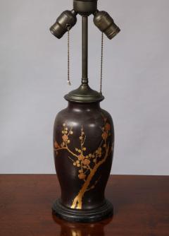 Japanese Inspired Bronze Lamp - 3967420